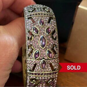 HEIDI DAUS Everlasting Elegance Watch/Bangle - Amethyst